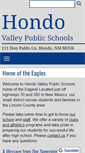 Mobile Screenshot of hondoschools.org